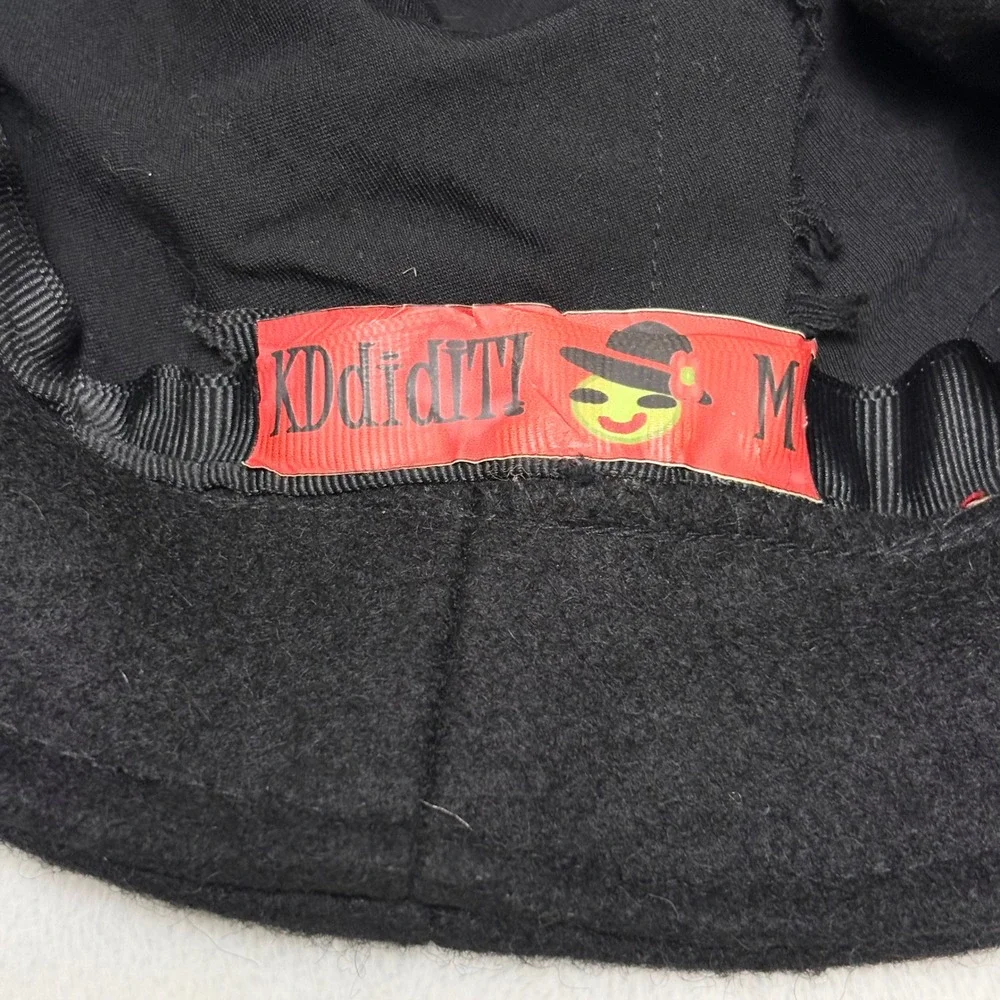 KDdidITY Boho Aztec Woven Wool Bucket Hat Festival Indie Grunge 90s Hippie VTG